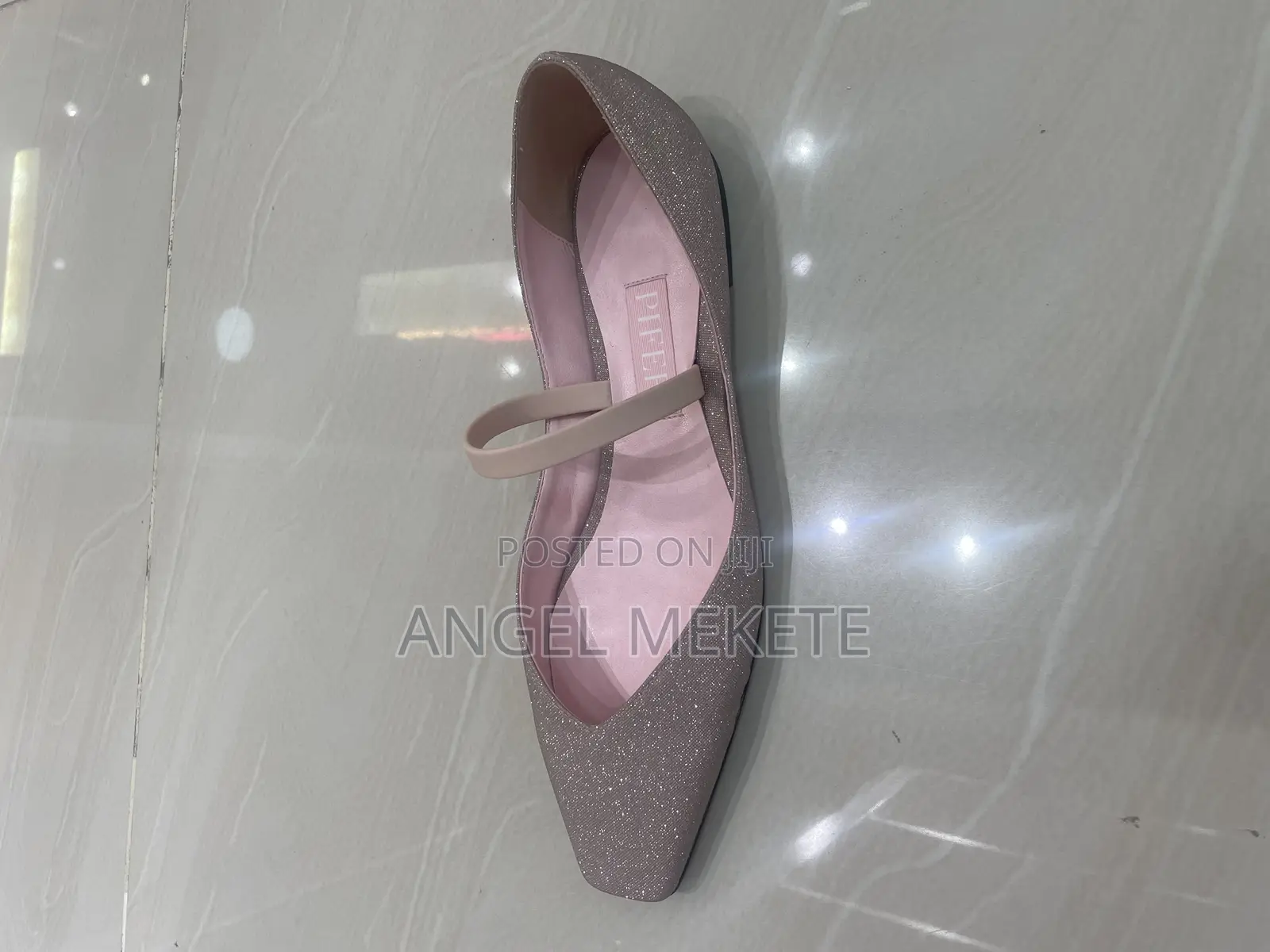 Sparkling Golden Shoe