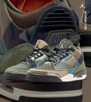 Air Jordan 3 Retro "Patchwork Camo" High Shoes for Men's