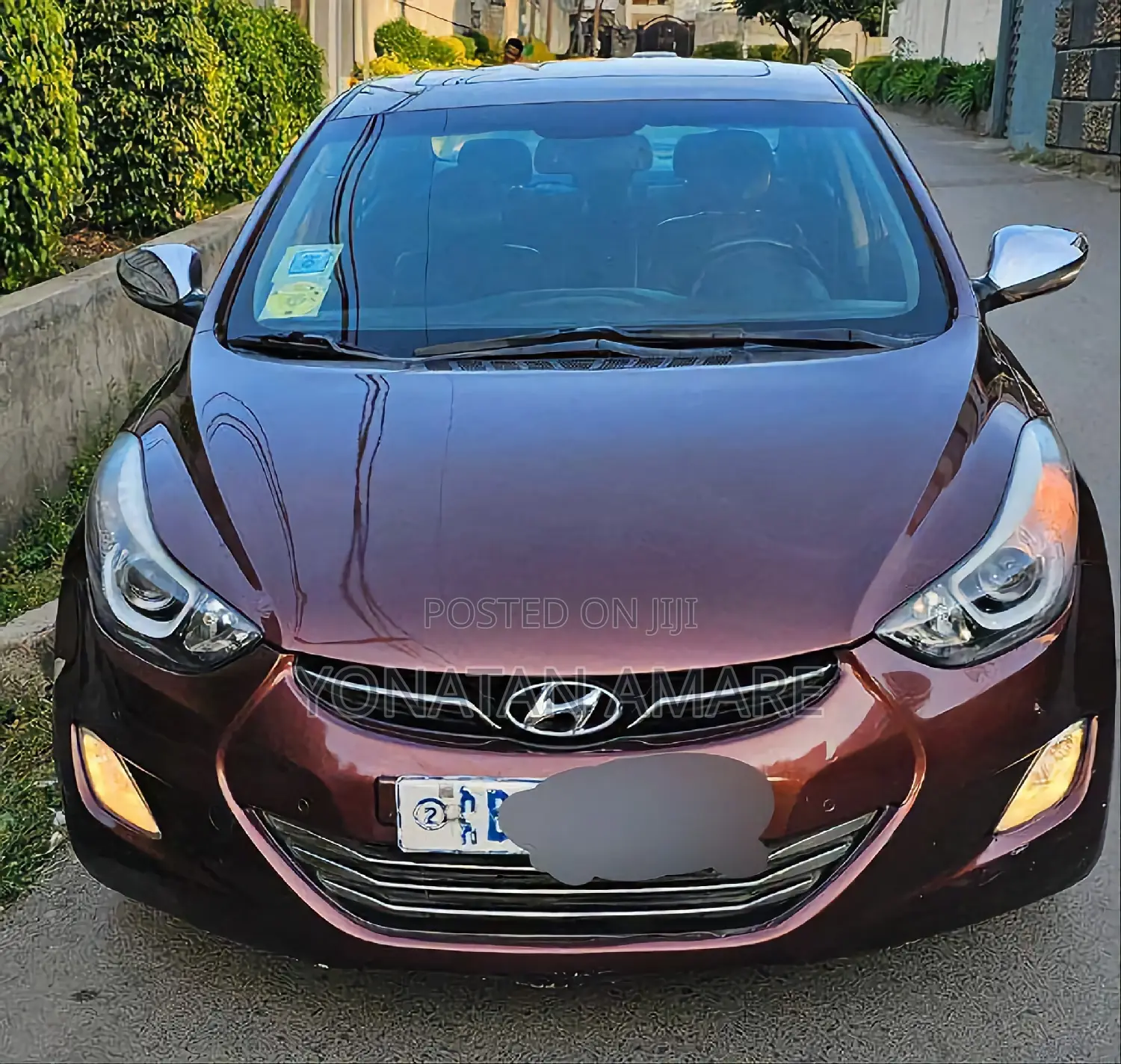 Hyundai Avante 2014 Brown