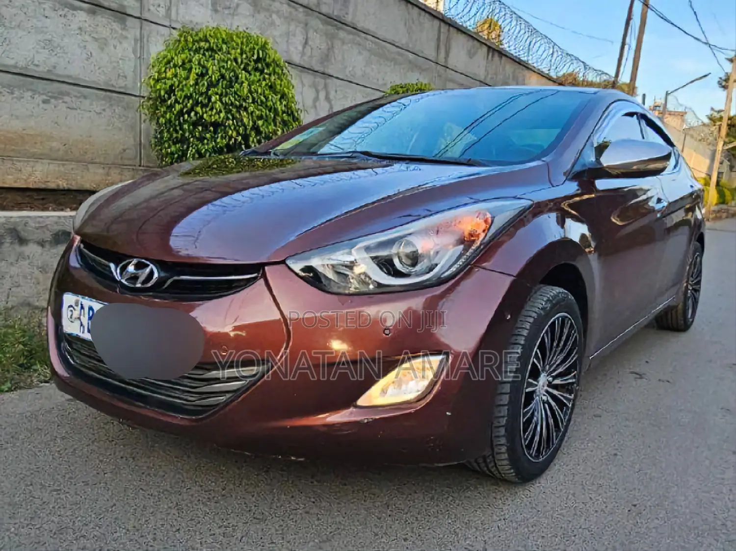 Hyundai Avante 2014 Brown