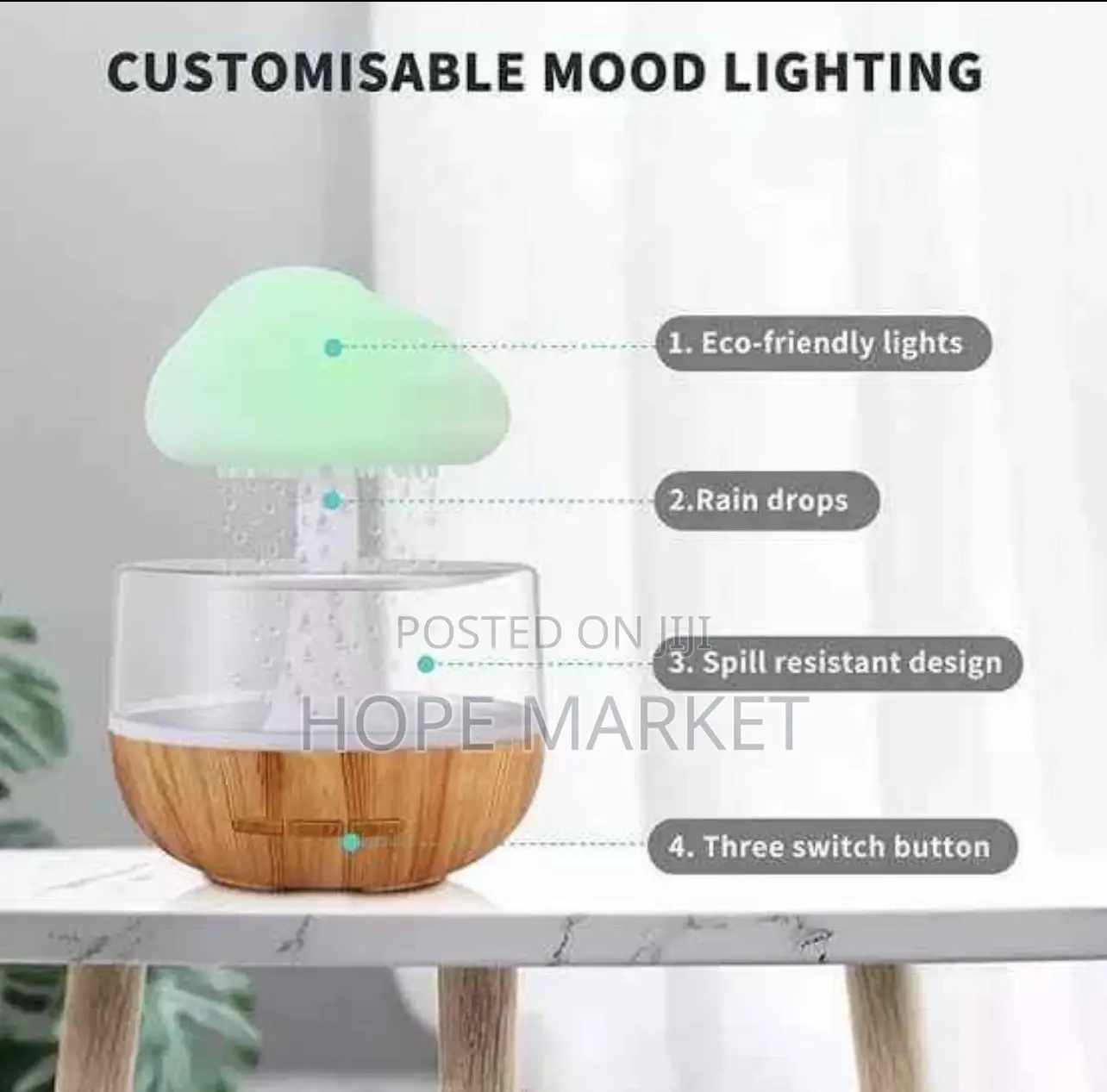 Cloud Rain Humidifier