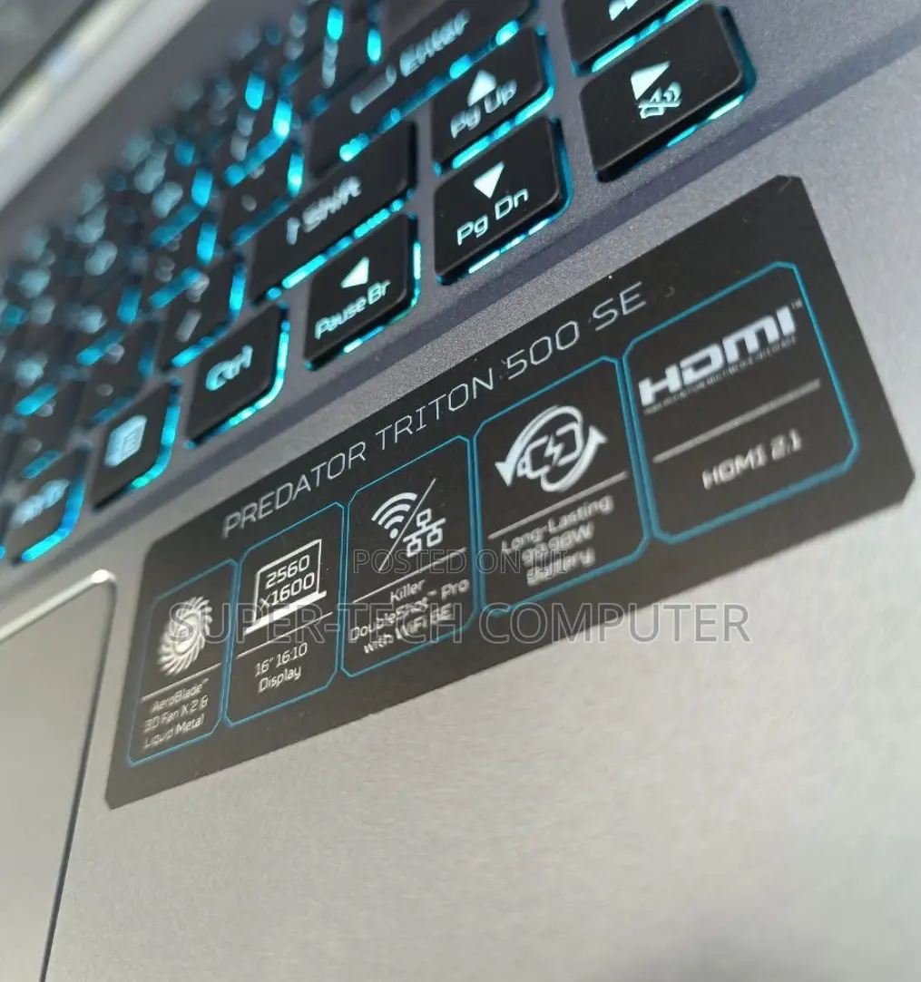 New Acer Predator Triton 500 SE 16GB Intel Core I7 SSHD (Hybrid) 2T