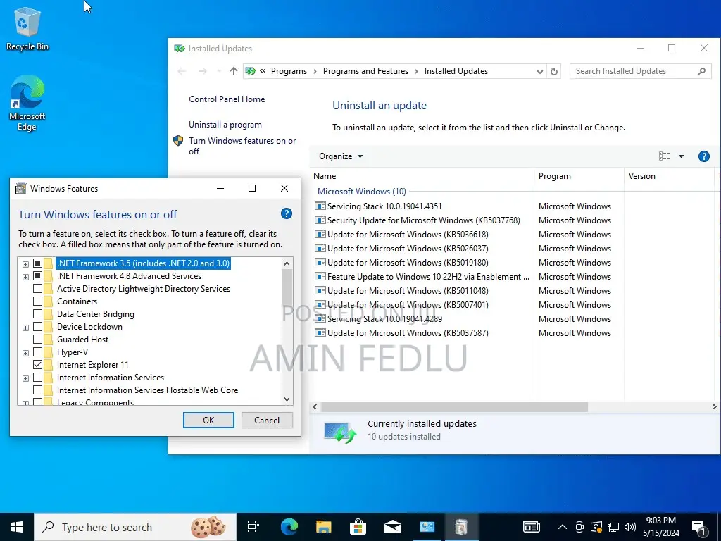 Windows 10 Pro Preactivated(Provide Installation Also)