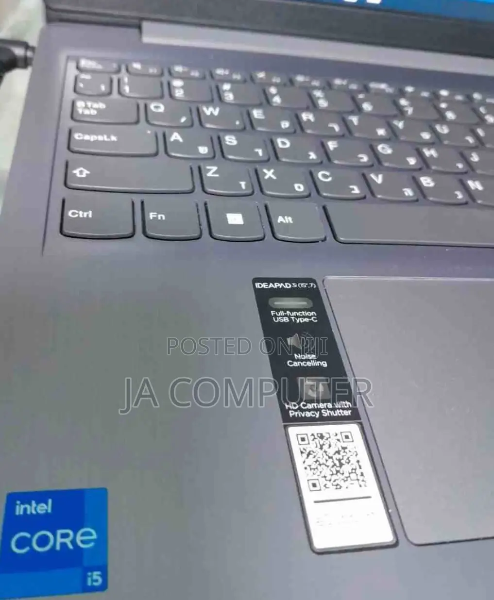 New Laptop Lenovo Ideapad 3 12GB Intel Core I5 SSD 256GB