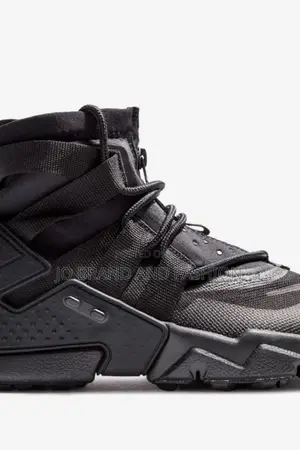 Photo - Nike Huarache #Grip "Triple Black" High Master Quality Shoes