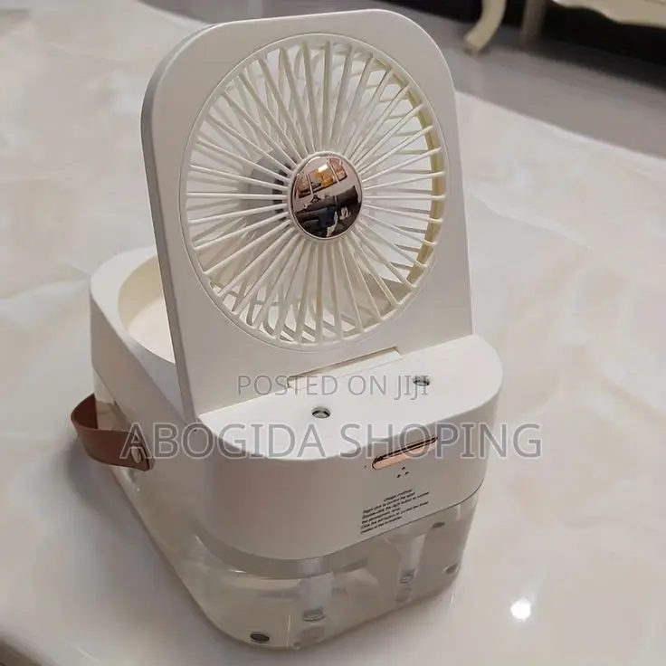 Dual Spray Night Light Spray Humidifier With Conditioner Fan