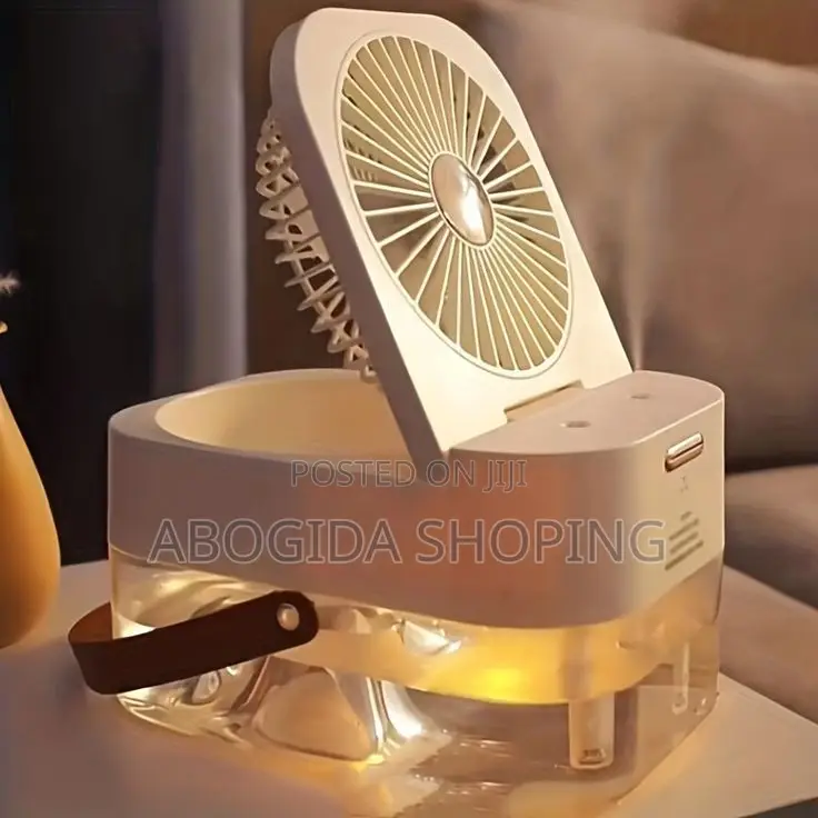 Dual Spray Night Light Spray Humidifier With Conditioner Fan