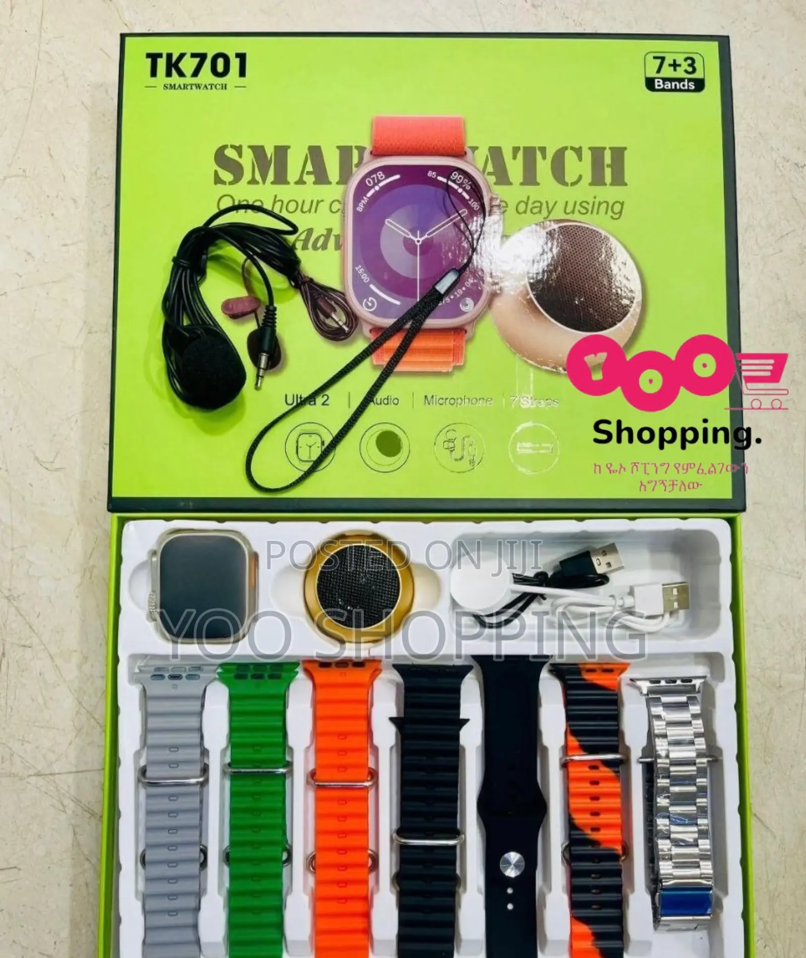 TK701 Smart Watch With Mini Speaker and Microphone