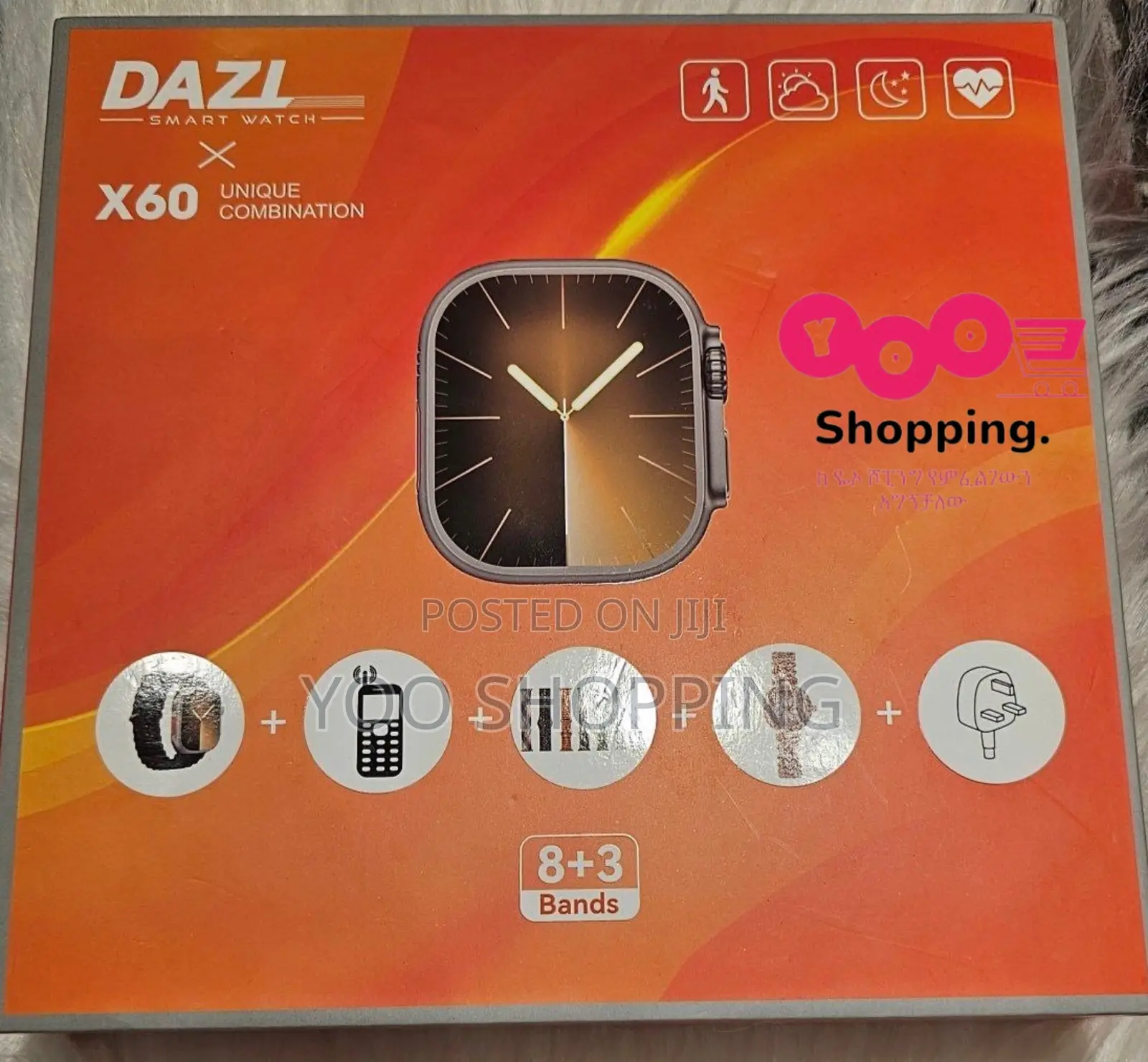 Dazl X60 Unique Combination Smart Watch With 2 Phones