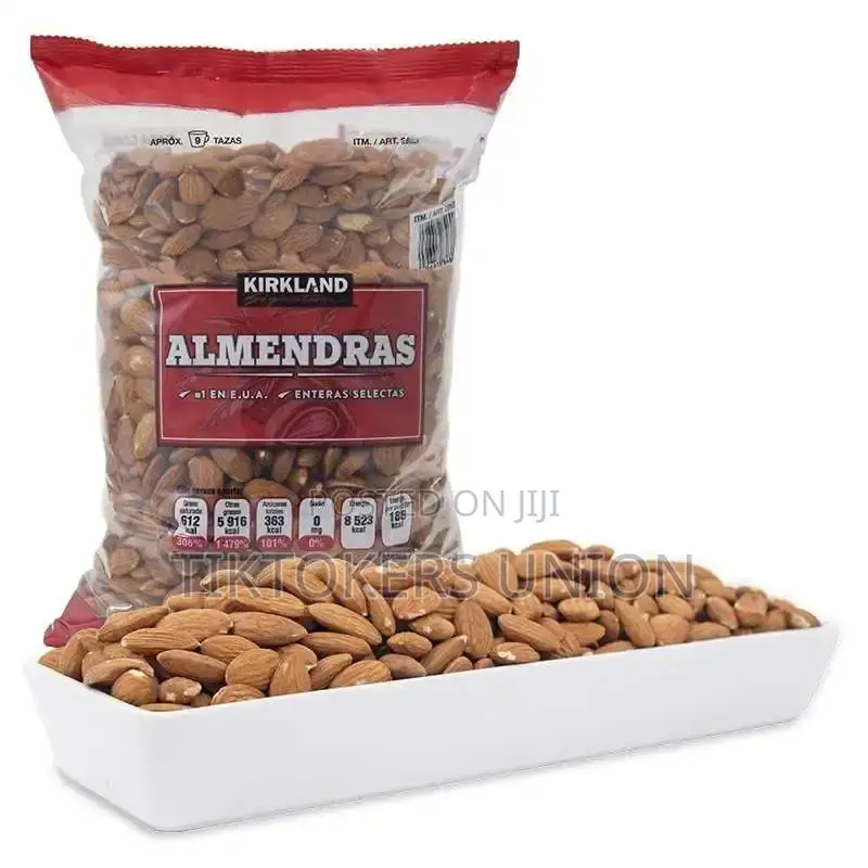 Raw Peeled Whole Almonds Kirkland Signature