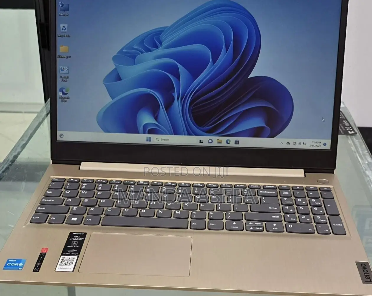 New Laptop Lenovo 8GB Intel Core I3 SSD 512GB