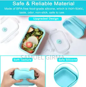 Photo - ~4pcs Foldable Silicone Fresh Keeping Box