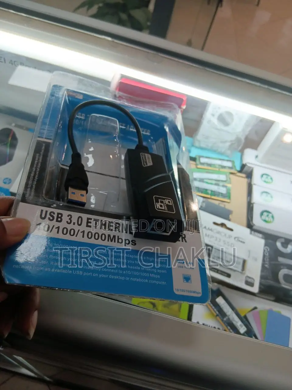 USB 3.0 to LAN RJ45 Ethernet Adapter