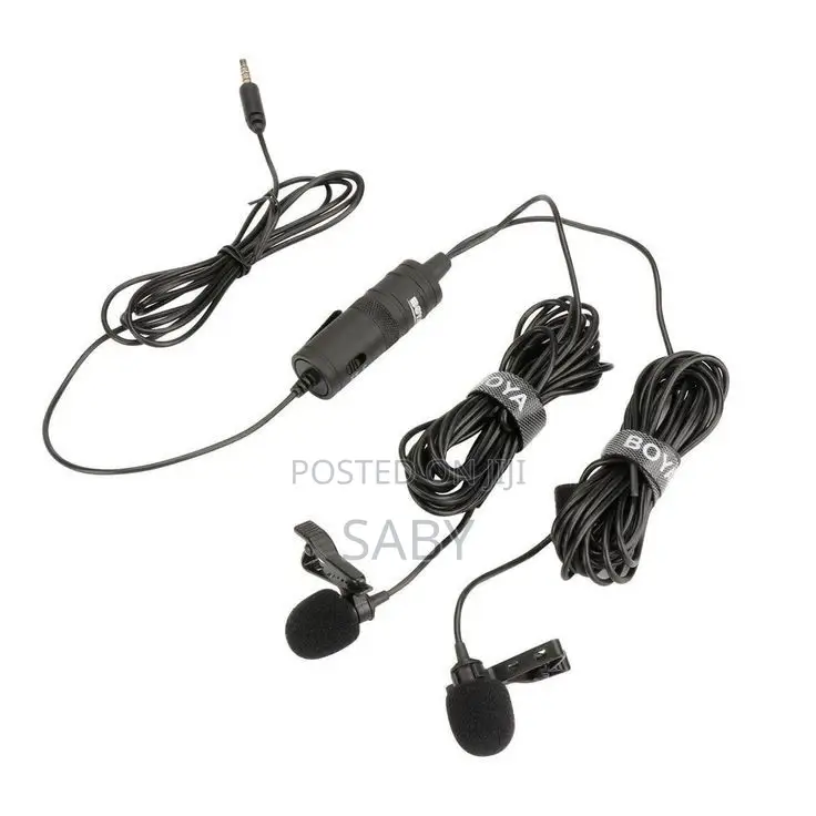 The Boya Dual Lavalier Universal Microphone