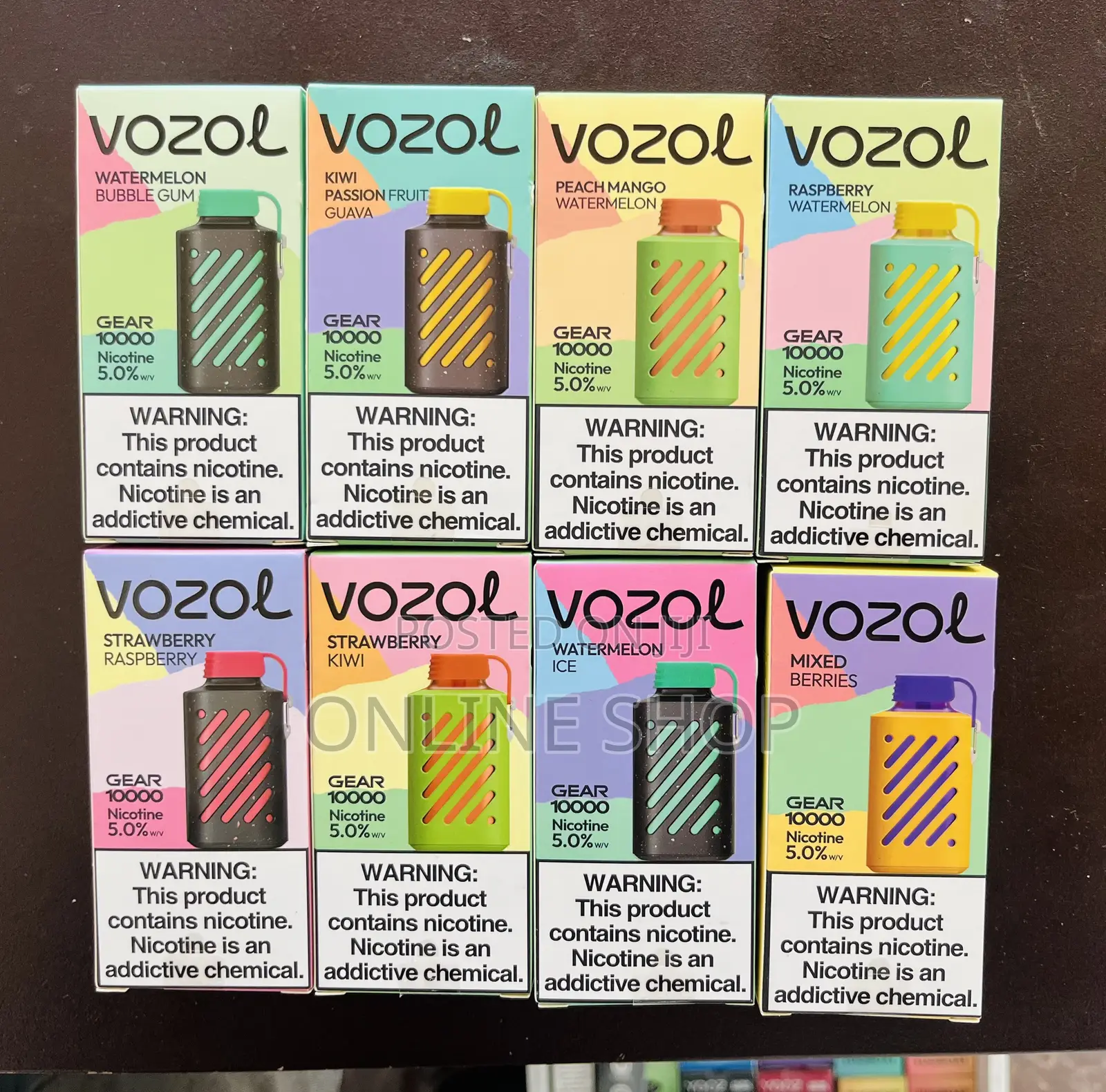 Vozol 10,000 Puff Vape With Different Types of Flavors