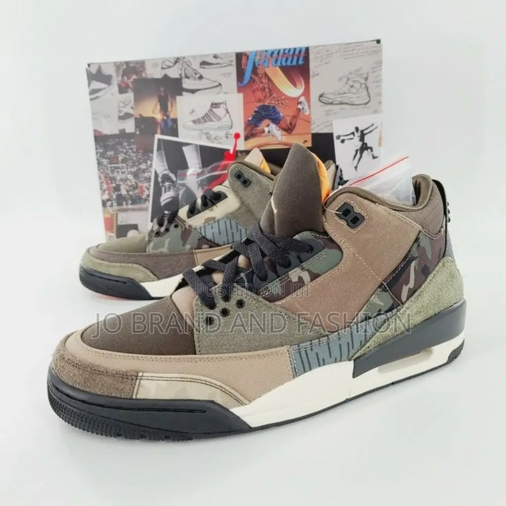 Air #Jordan 3 #Retro "#Patchwork #Camo" #High Quality Shoes