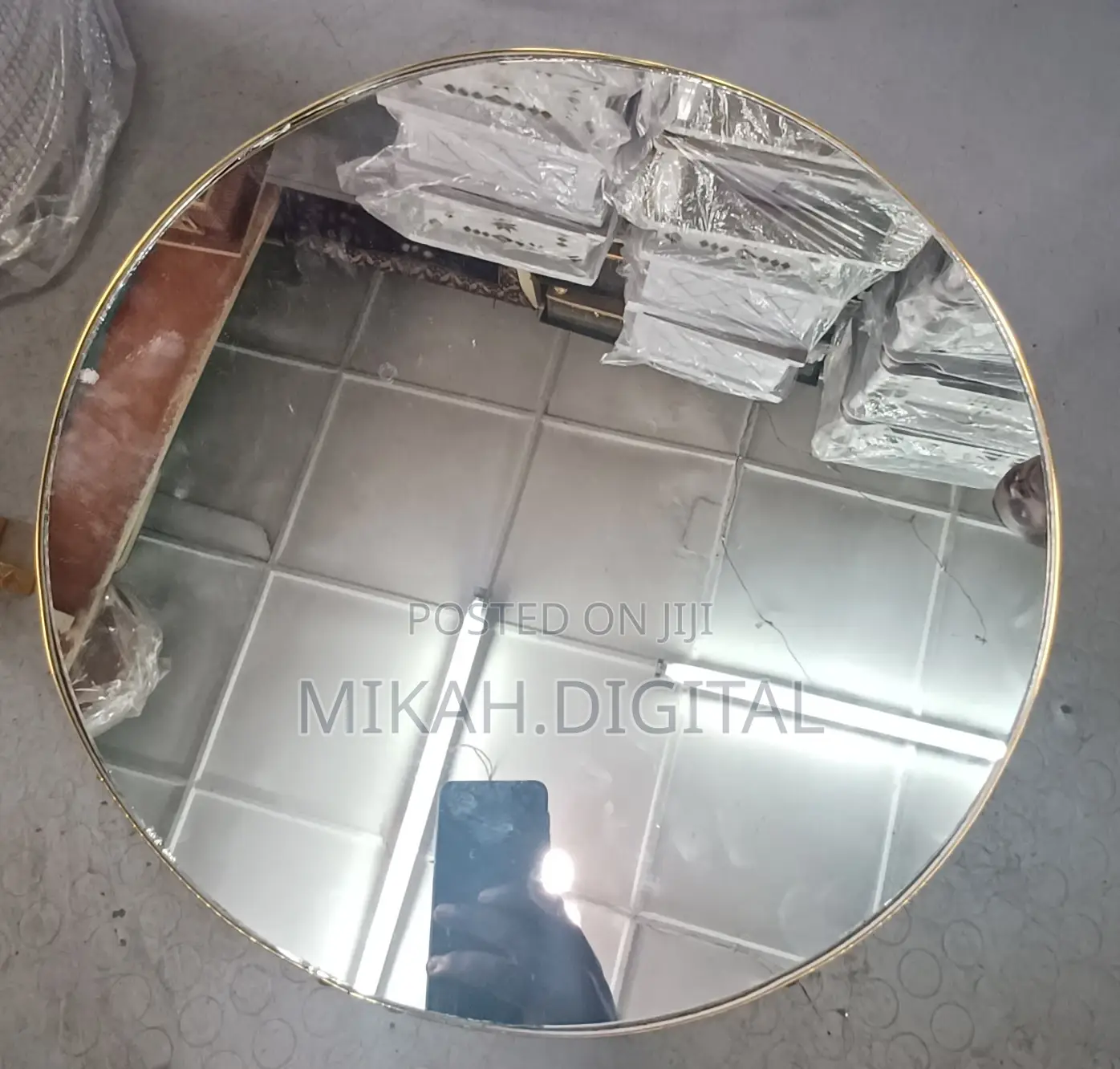 Golden Silver Circular Rekebot ከነ ሙሉ እቃው