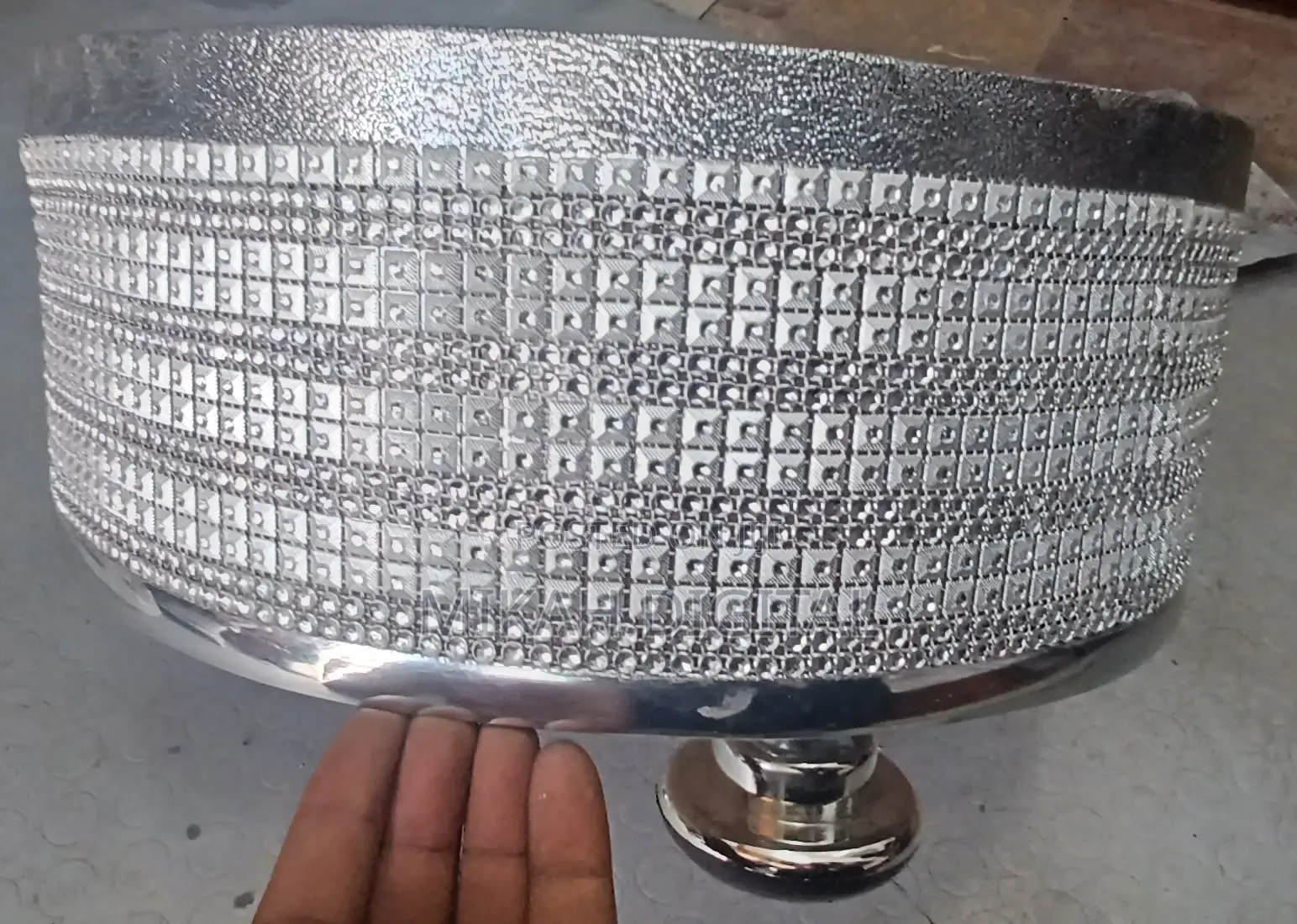 Golden Silver Circular Rekebot ከነ ሙሉ እቃው