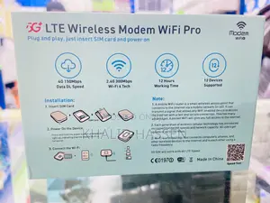 5g/Lte Mobile Wi-Fi Router Lte Cat4, 150mbps
