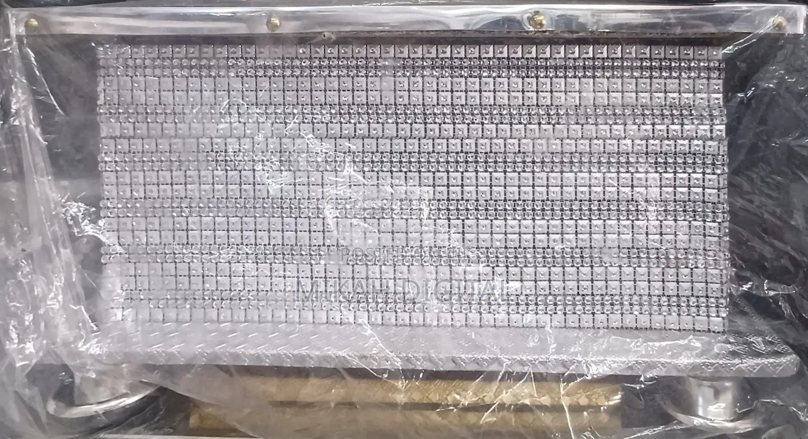 Golden Silver Rectangular Rekebot ከነ ሙሉ እቃው