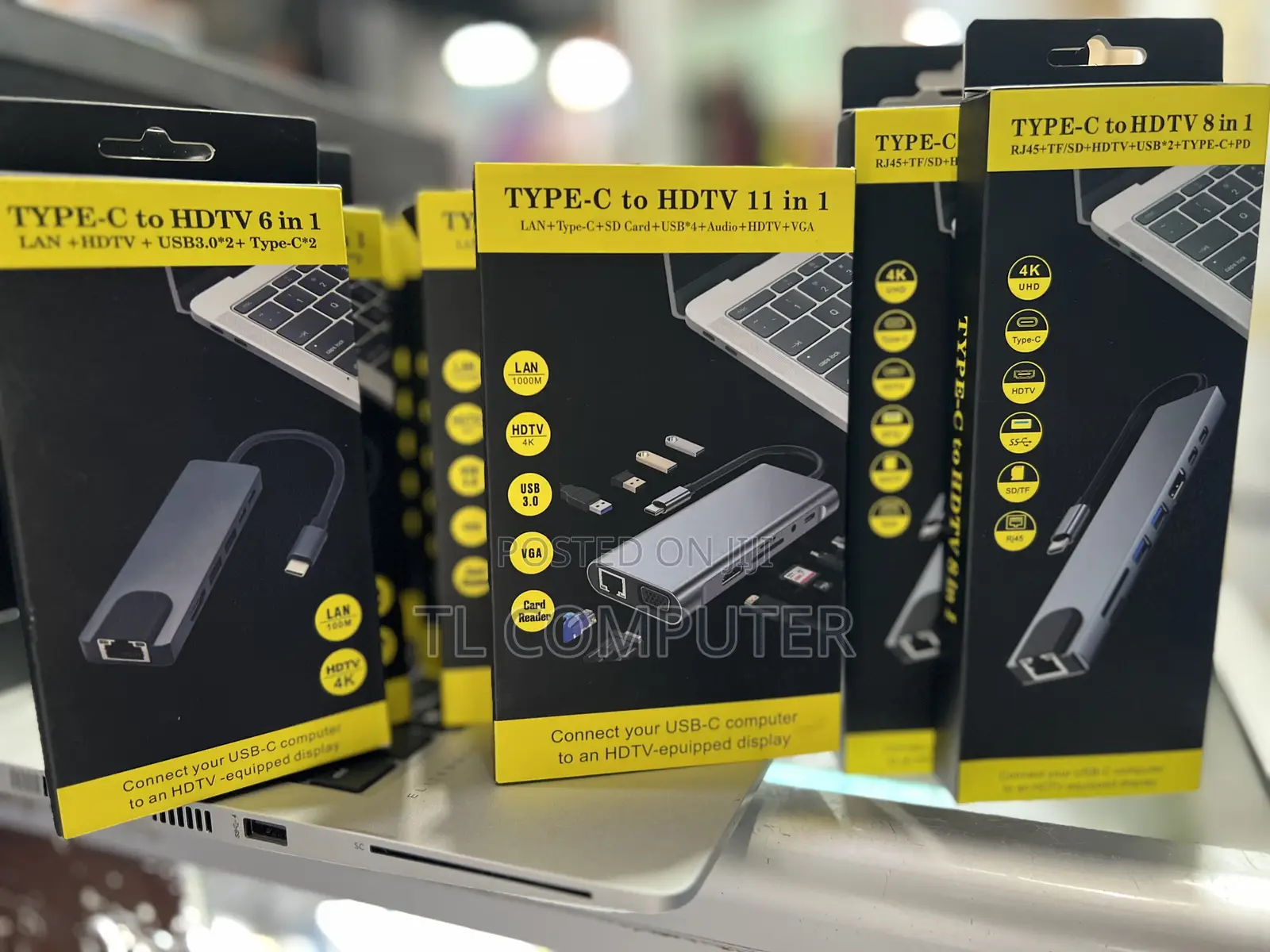 Type-C to 11 Port Adapter