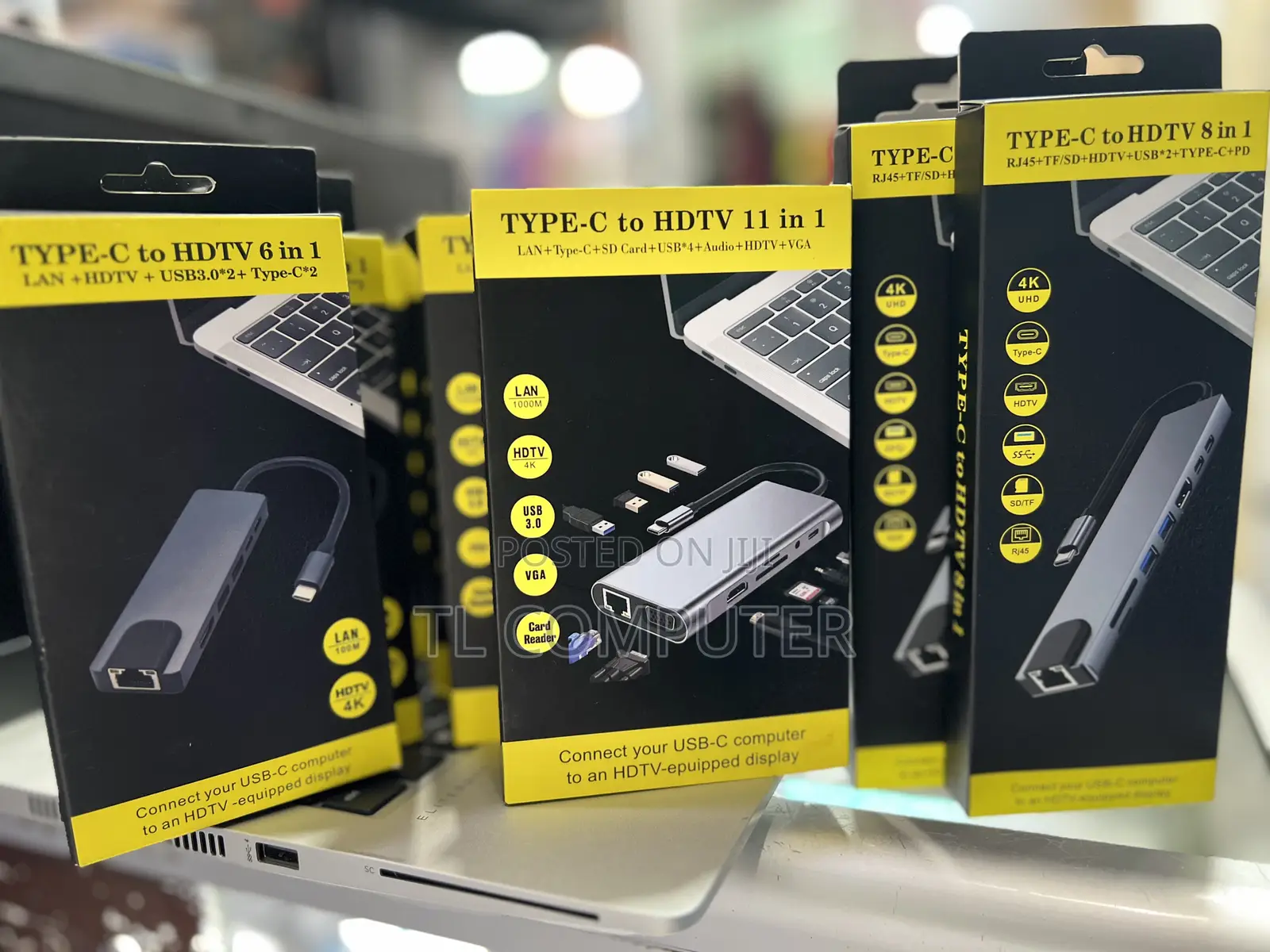 Type-C to 11 Port Adapter