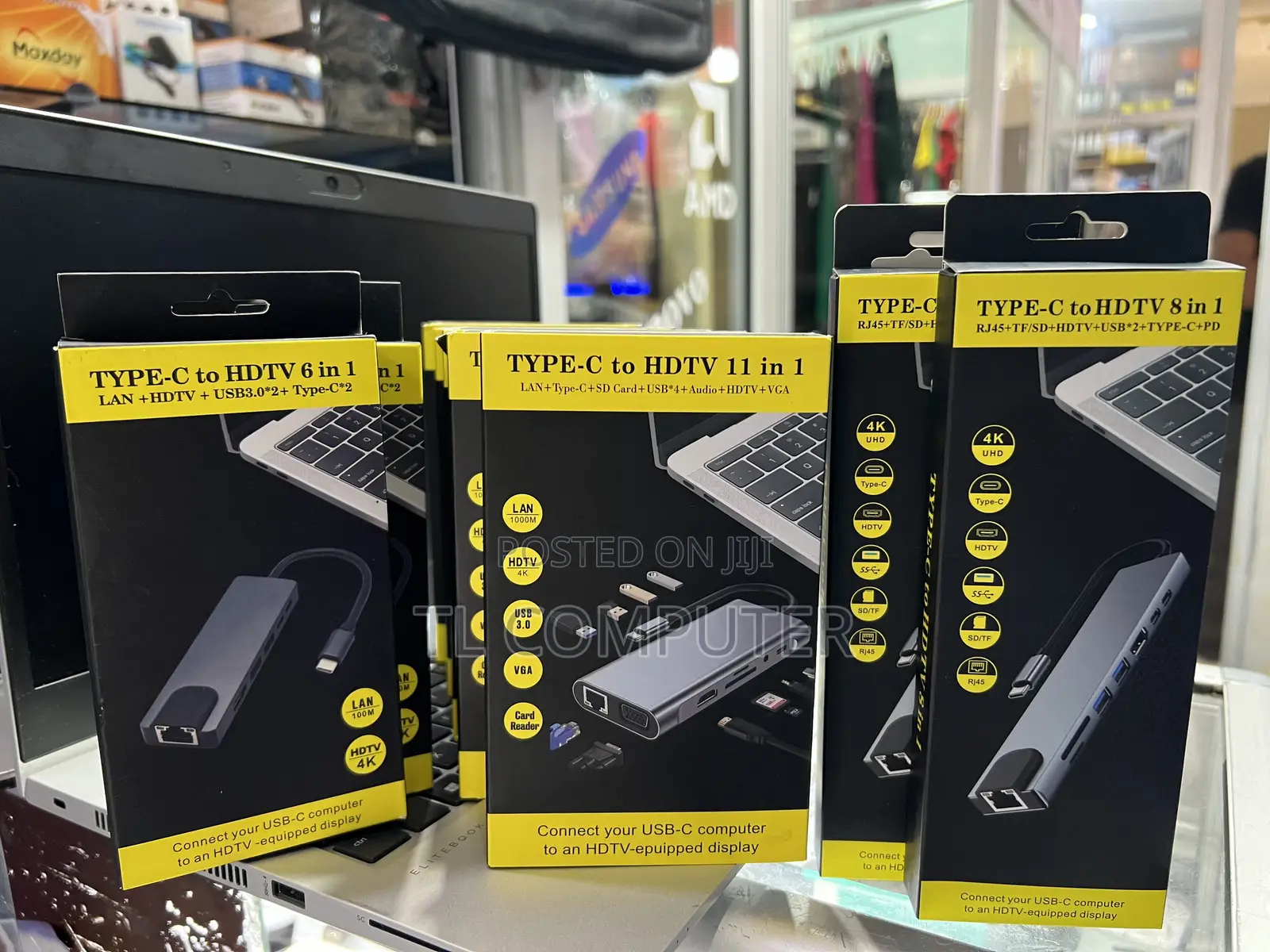 Type-C to 11 Port Adapter