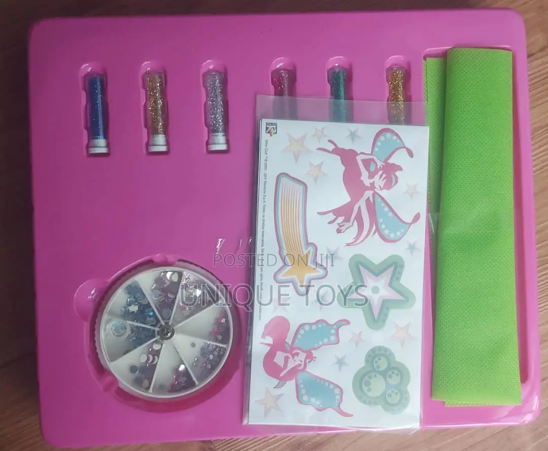 Trendy Girl Glittery Gem Tattoos Kit