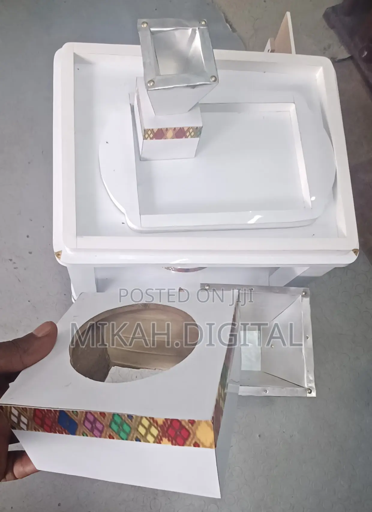 Glossy Washable Coffee Rekebot With Sticker Decorations