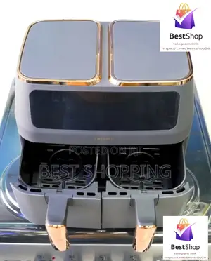Photo - Chenrui Double Air Fryer (0 Oil )ያለዘይት መጠባበሻ