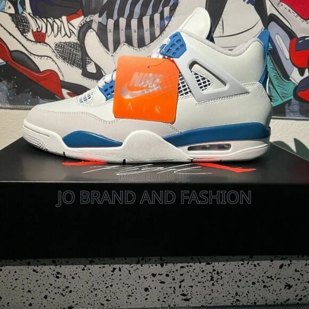 Air Jordàn 4 Retro Military Blue Master Quality Shoes
