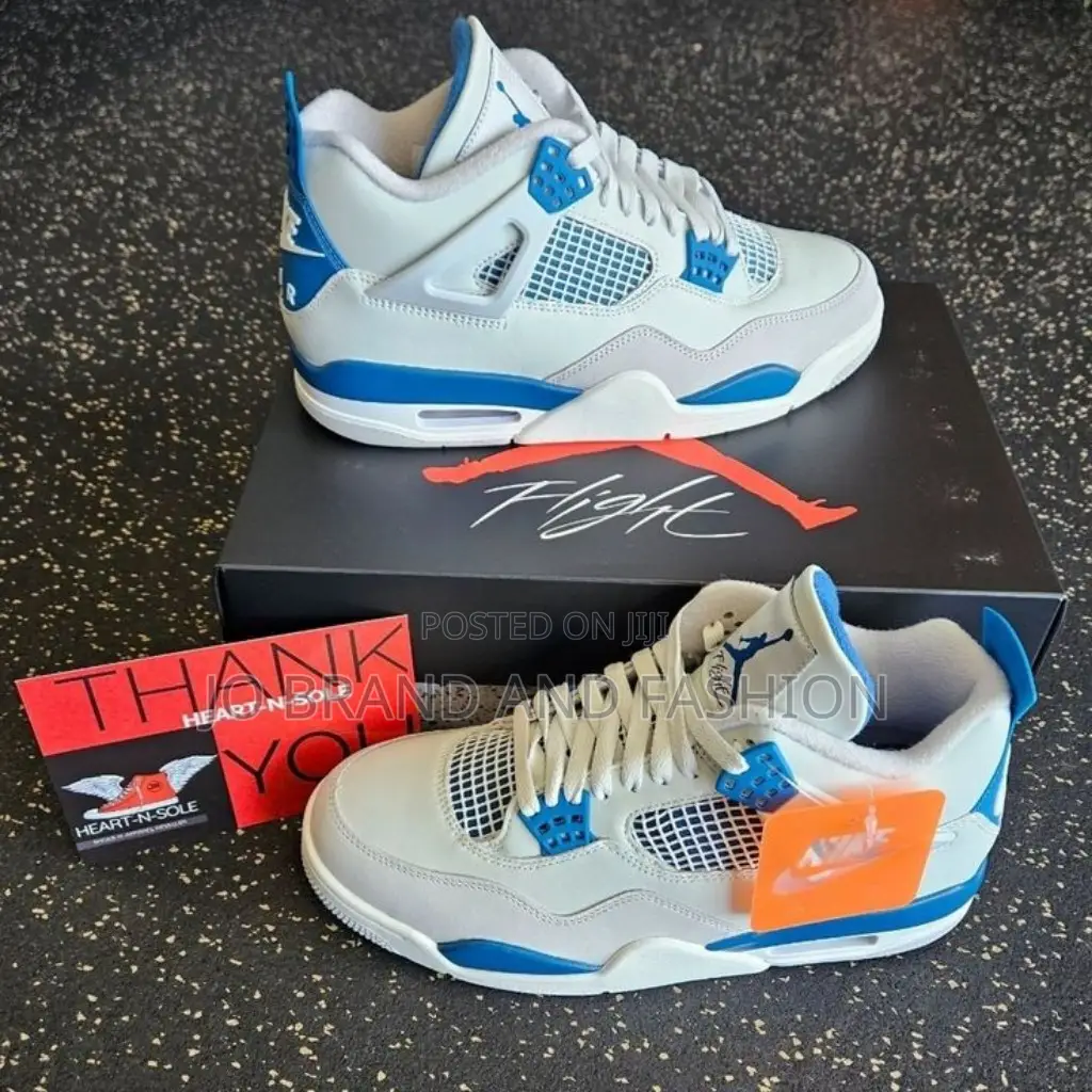 Air Jordàn 4 Retro Military Blue Master Quality Shoes