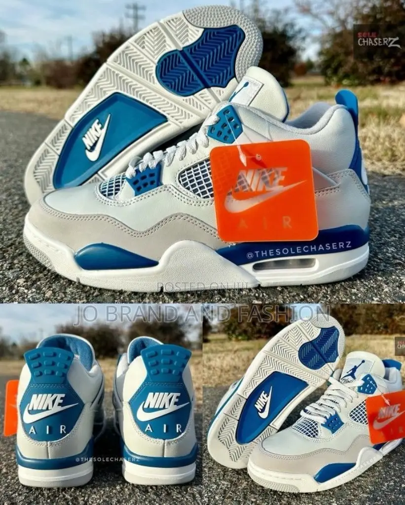Air Jordàn 4 Retro Military Blue Master Quality Shoes