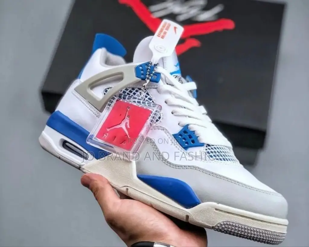 Air Jordàn 4 Retro Military Blue Master Quality Shoes