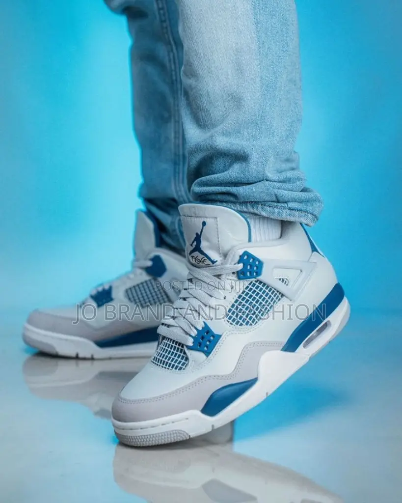 Air Jordàn 4 Retro Military Blue Master Quality Shoes