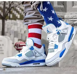 Air Jordàn 4 Retro Military Blue Master Quality Shoes