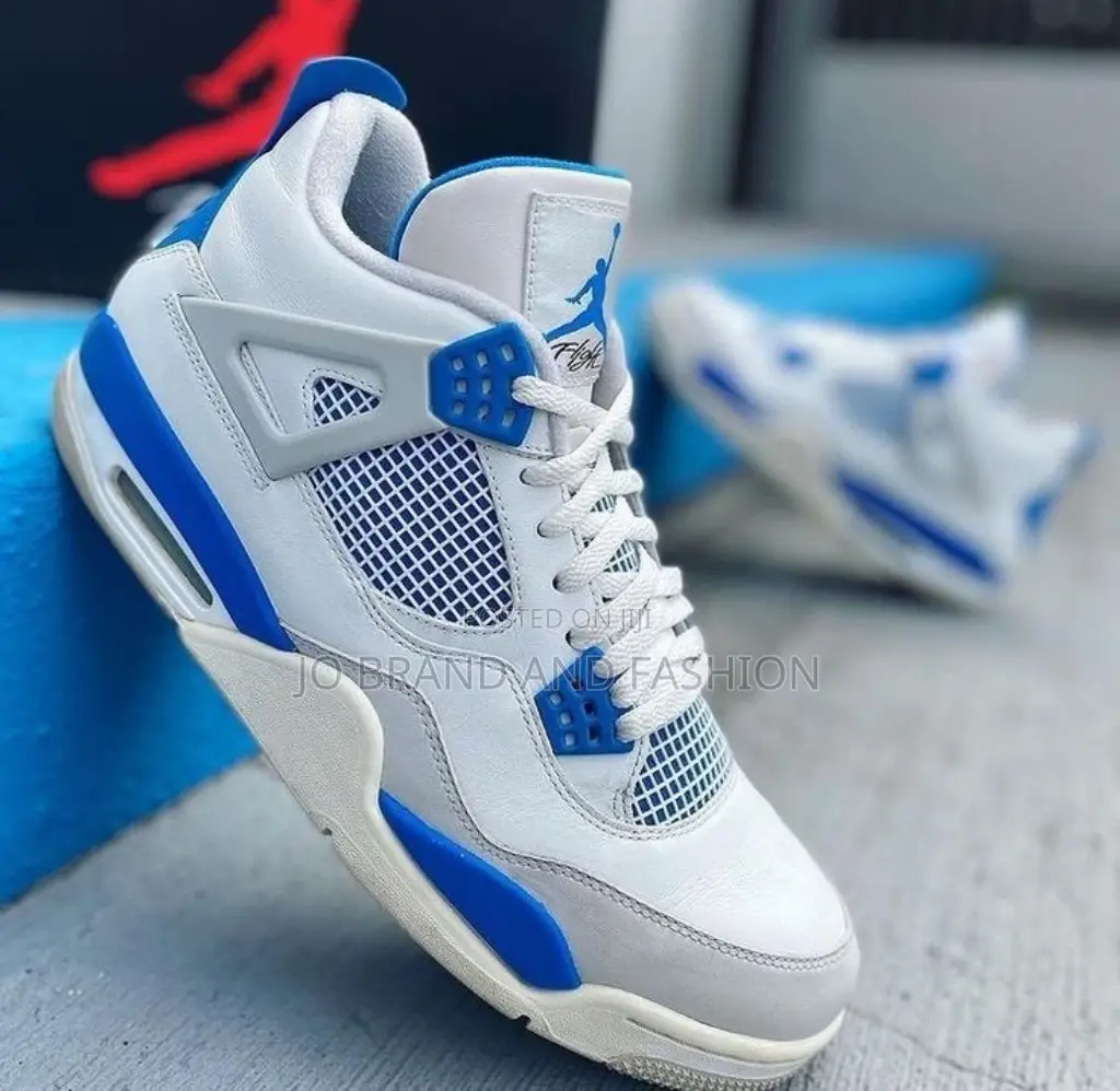 Air Jordàn 4 Retro Military Blue Master Quality Shoes