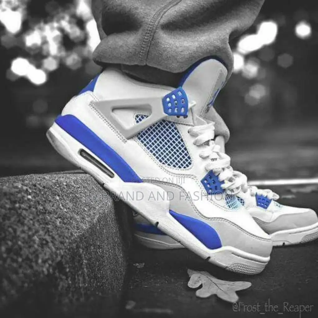 Air Jordàn 4 Retro Military Blue Master Quality Shoes