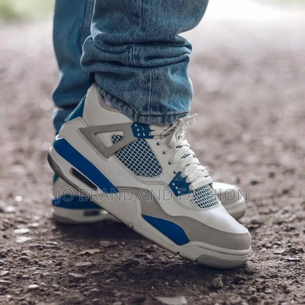 Air Jordàn 4 Retro Military Blue Master Quality Shoes