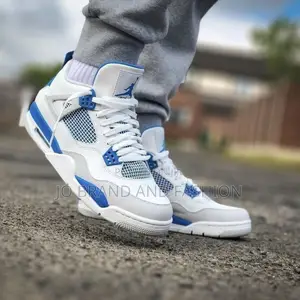 Air Jordàn 4 Retro Military Blue Master Quality Shoes