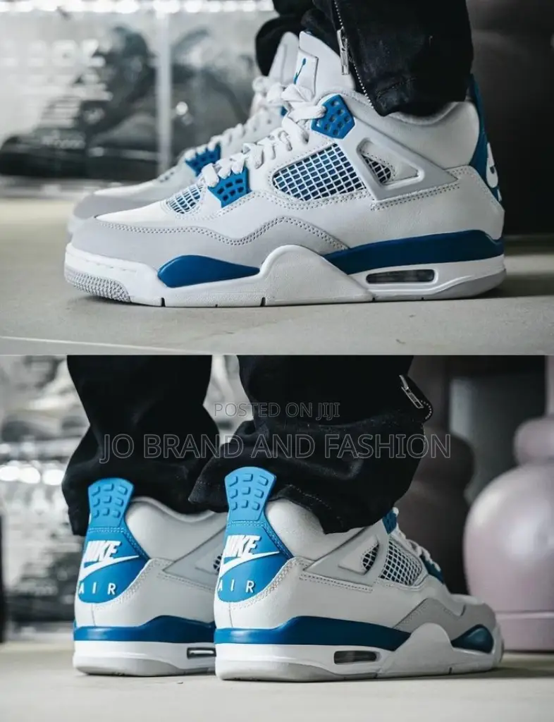 Air Jordàn 4 Retro Military Blue Master Quality Shoes