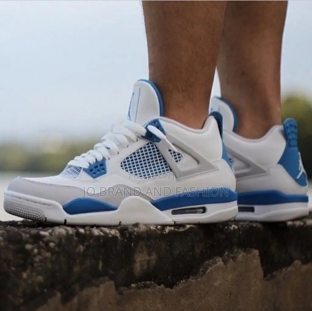 Air Jordàn 4 Retro Military Blue Master Quality Shoes