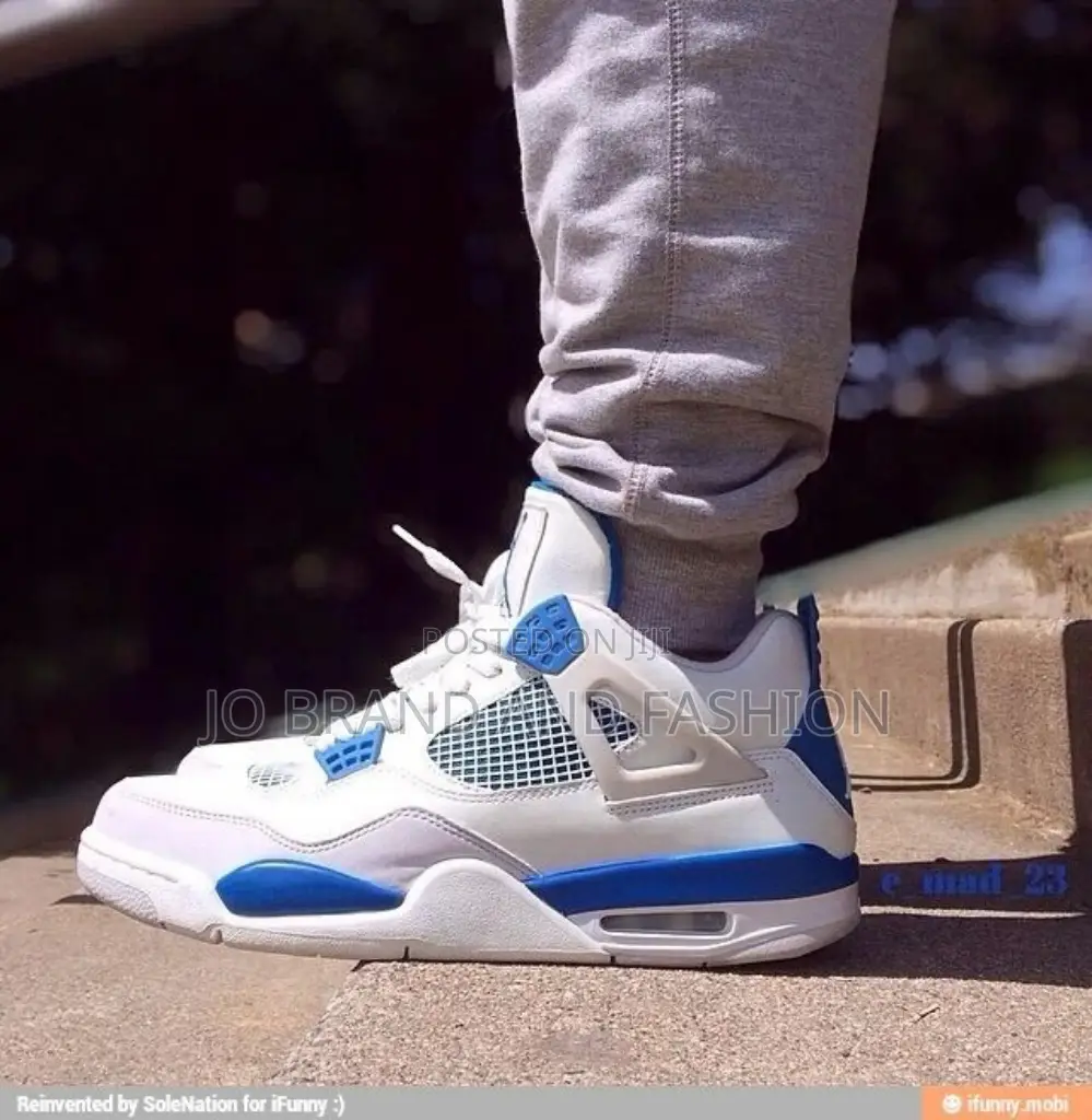 Air Jordàn 4 Retro Military Blue Master Quality Shoes