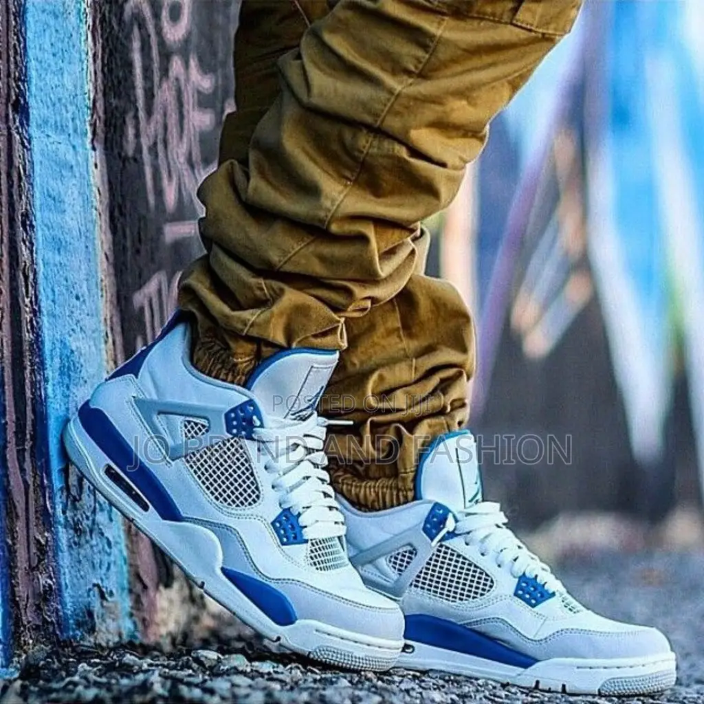Air Jordàn 4 Retro Military Blue Master Quality Shoes
