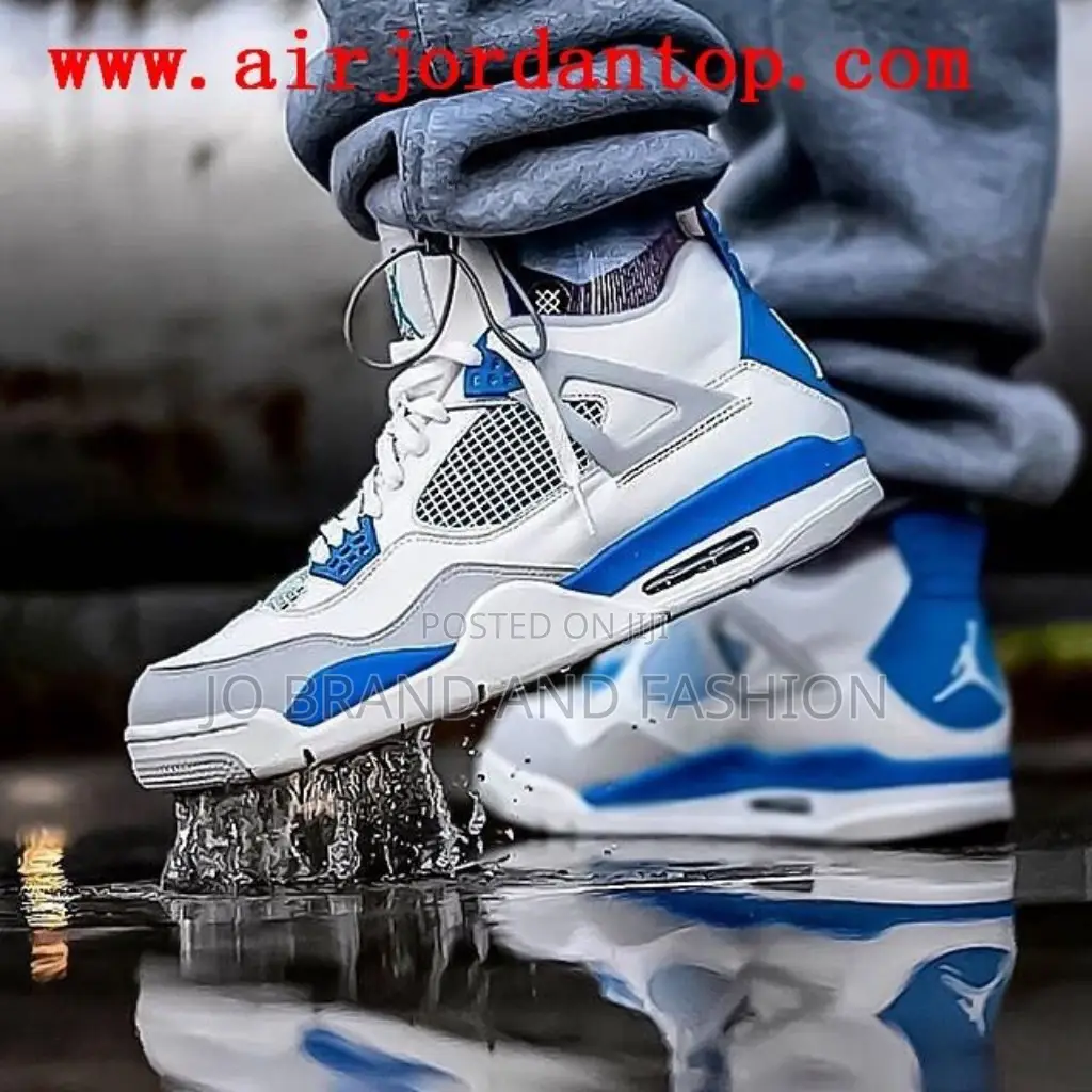 Air Jordàn 4 Retro Military Blue Master Quality Shoes