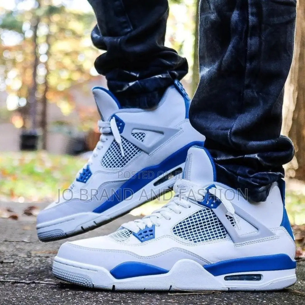 Air Jordàn 4 Retro Military Blue Master Quality Shoes