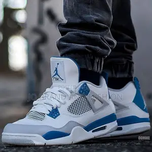 Air Jordàn 4 Retro Military Blue Master Quality Shoes