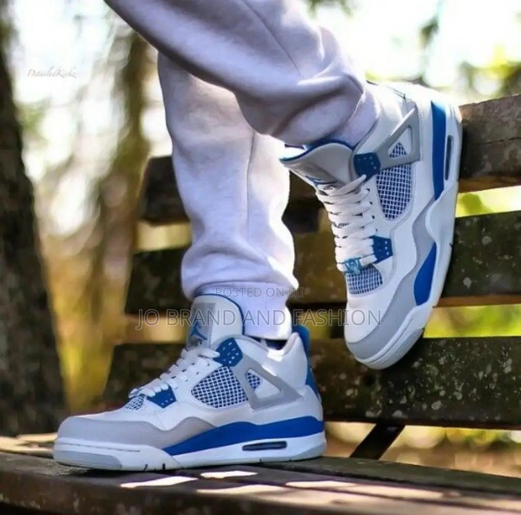 Air Jordàn 4 Retro Military Blue Master Quality Shoes