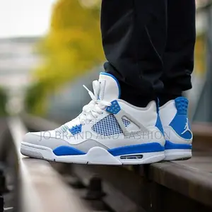 Photo - Air Jordàn 4 Retro Military Blue Master Quality Shoes