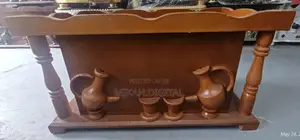 Photo - Hand Carved White Brown Plywood Rekebot